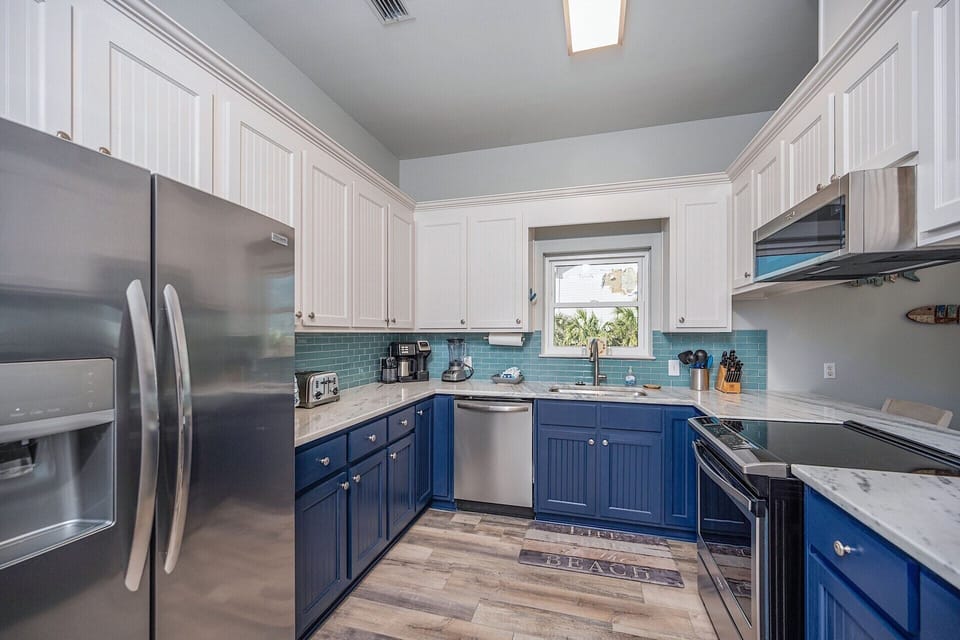 Fully stocked, upscale kitchen with everything needed to cook for your group