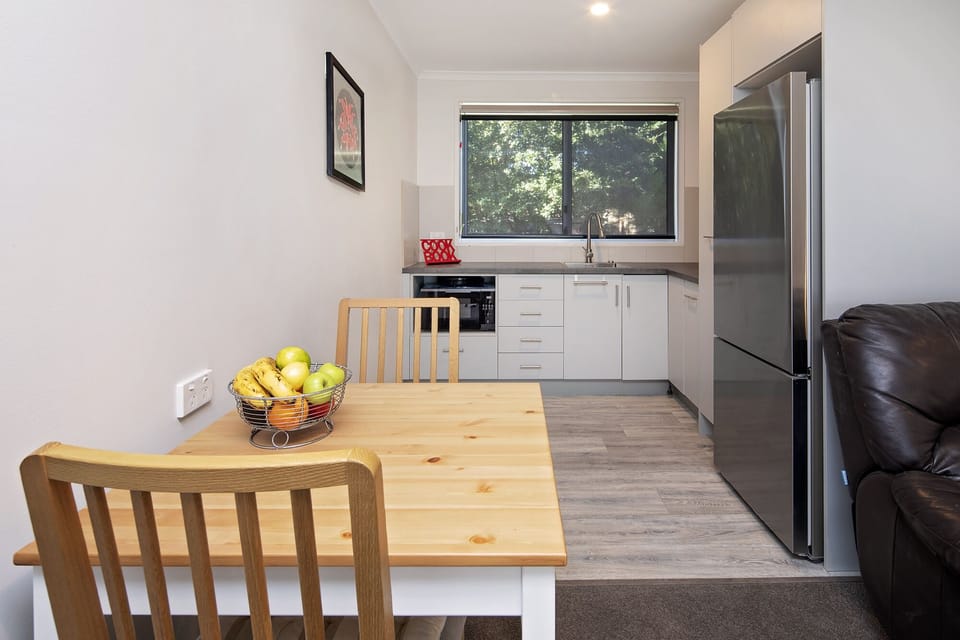 Meals prep in the Studio becomes a spare fridge or parent retreat in 3BR booking