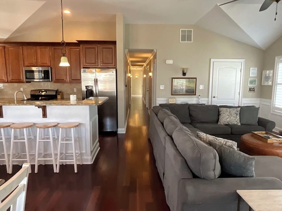 No interior stairs