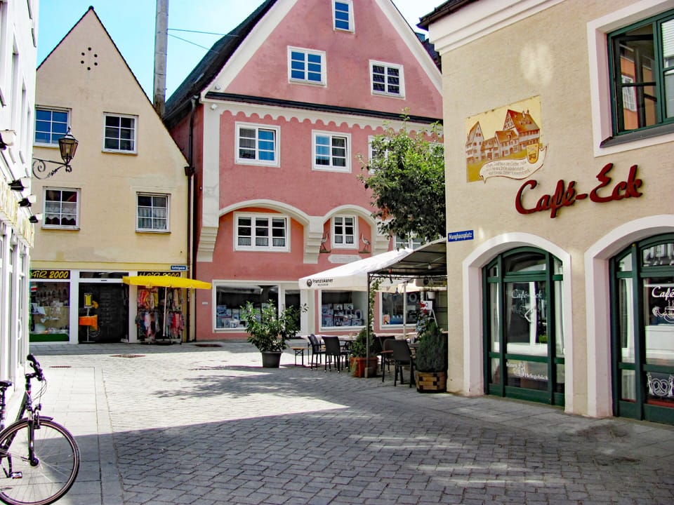 Property Storchenfarbe, holiday apartments Memmingen, beginning of pedestrian area