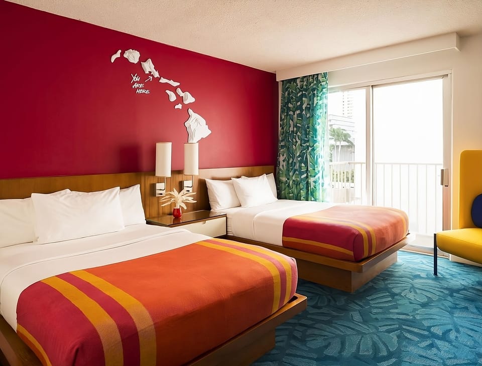 Wake up to sunshine and step onto your private balcony.