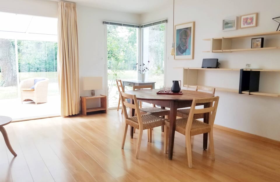 The dining area 