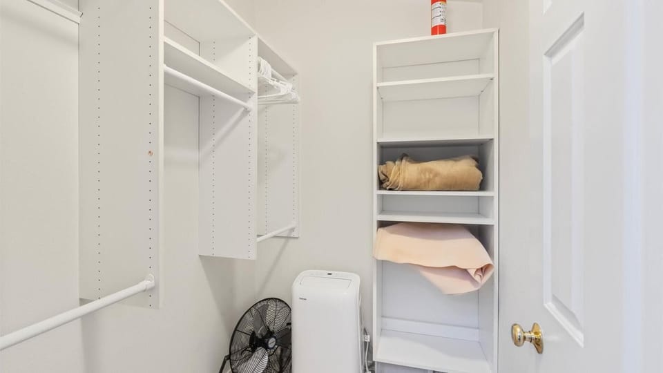 Master walk-in closet.