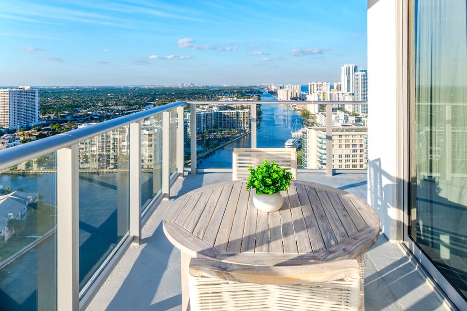 Amazing views from the balcony!