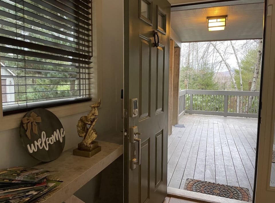 Main entrance with digital lock ,you will get the code from host 