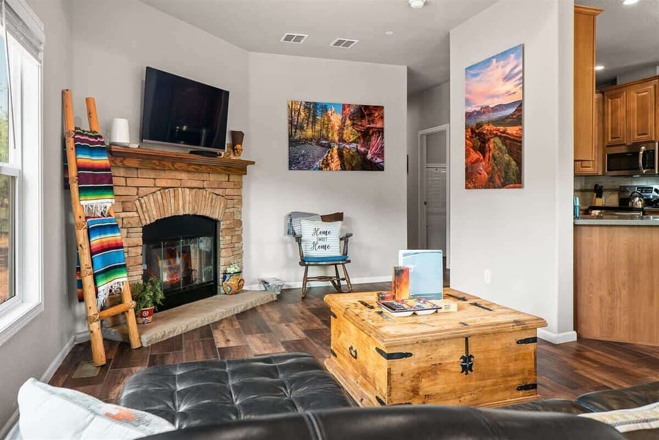 A flat screen TV for your entertainment
