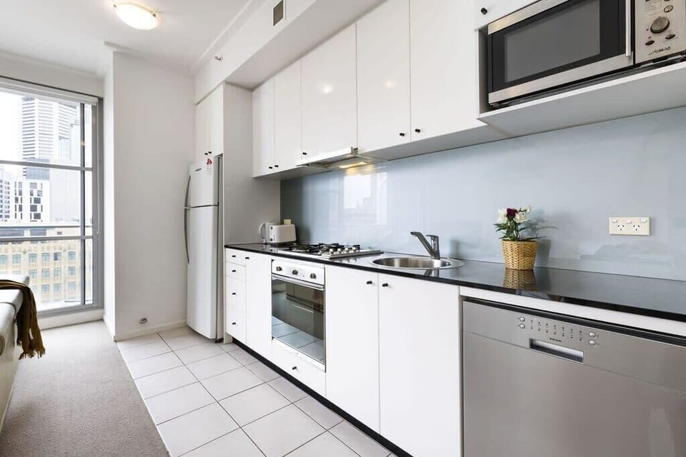 A kitchen.