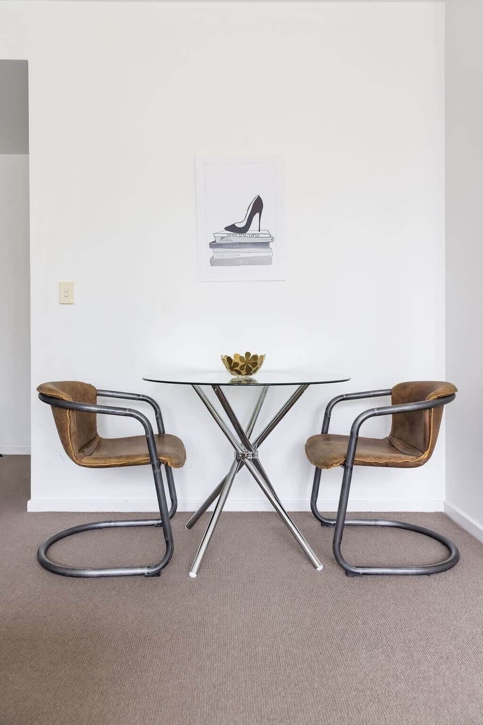 The dining area.