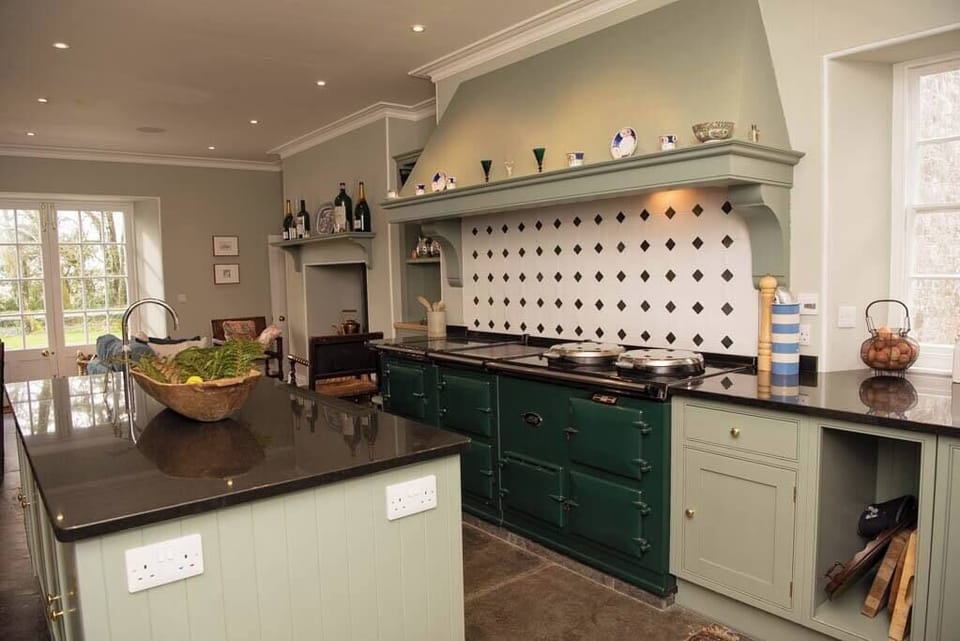 Kitchen with all the essentials please help yourself to tea and coffee
