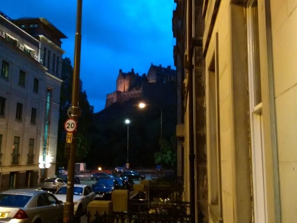 From street at night