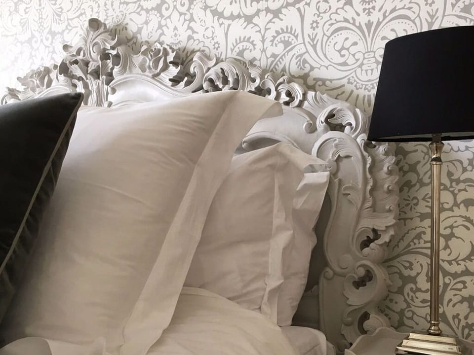 Veranda hand painted French headboard