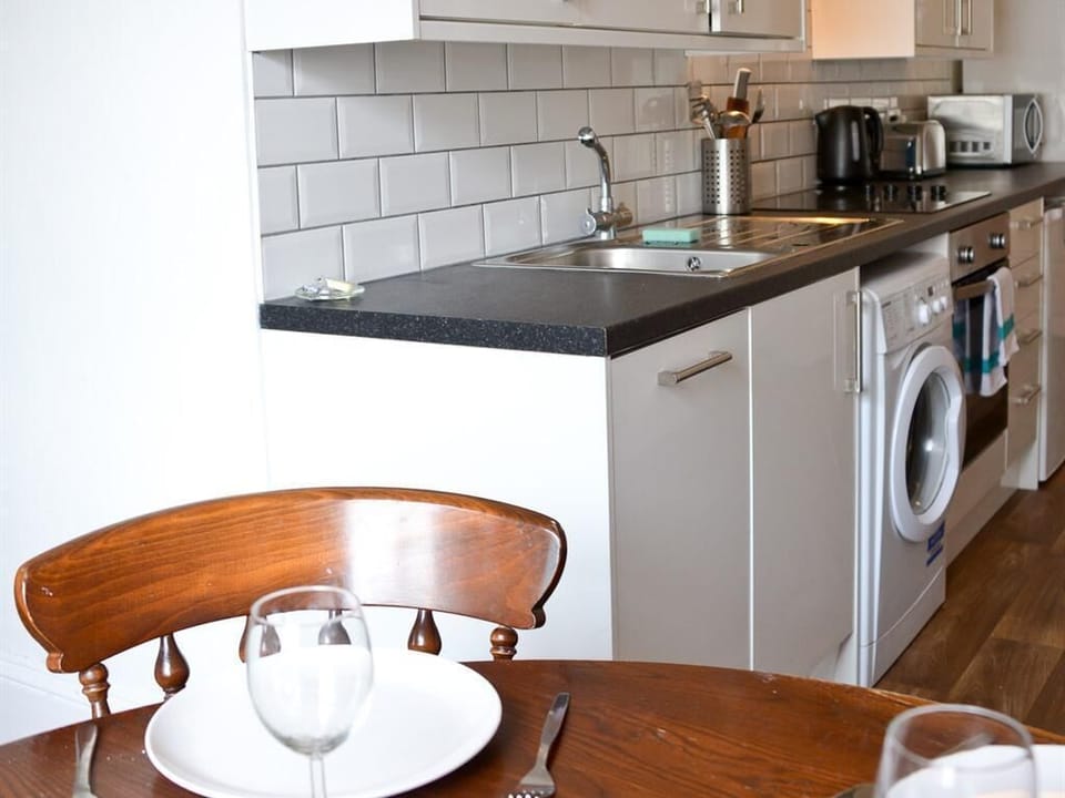 Kitchen and dining area