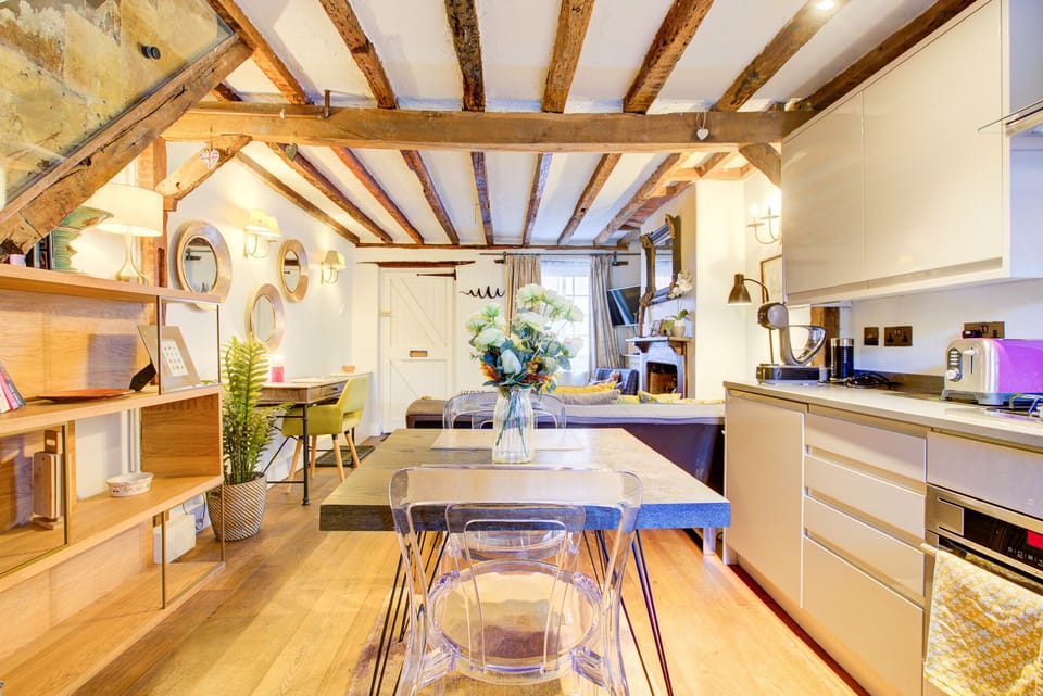 Dining and kitchen area