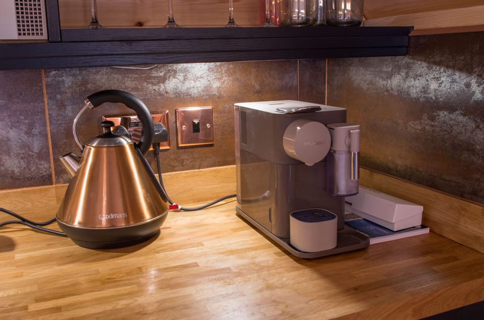 Coffee maker and kettle
