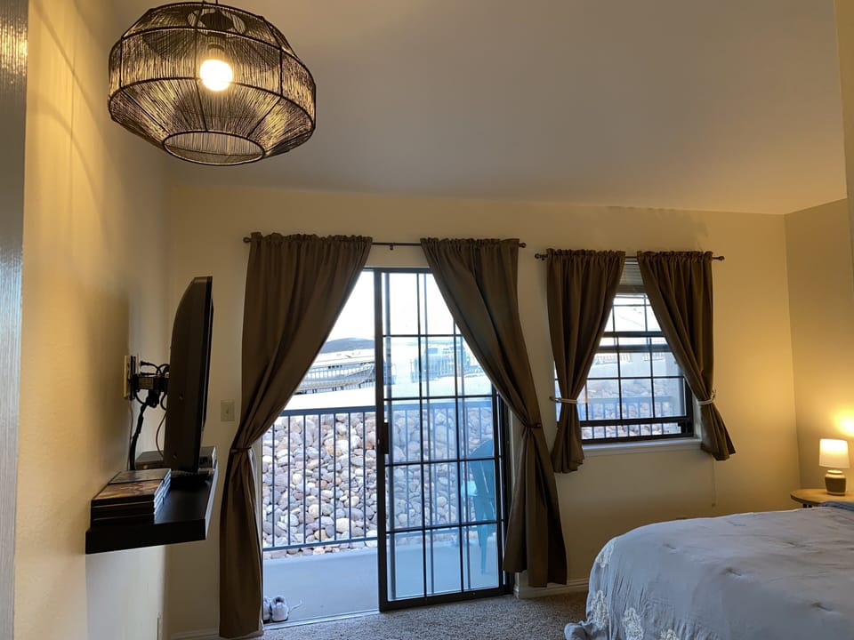 Second bedroom. Sliding door to outside deck 