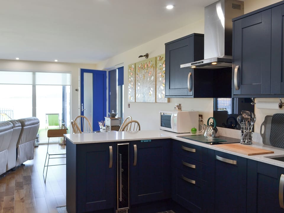 Kitchen | 4 Dolphins - Tidereach Apartments, Connel, near Oban
