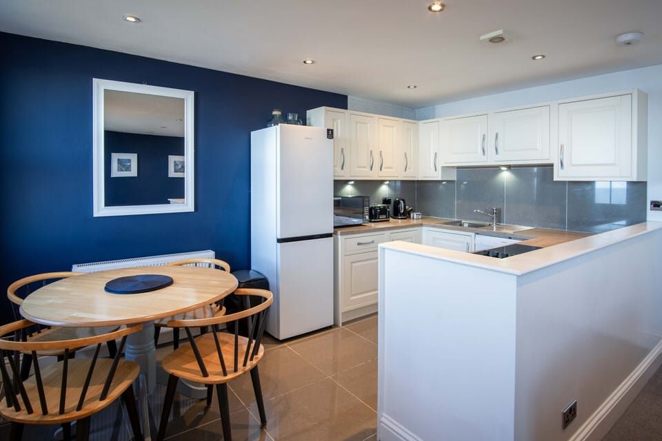 Open Plan Lounge, Dining and Kitchen with Amazing Sea Views