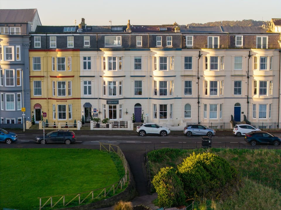 The Helaina overlooks Scarborough's beautiful North Bay with on-street parking outside and all around 