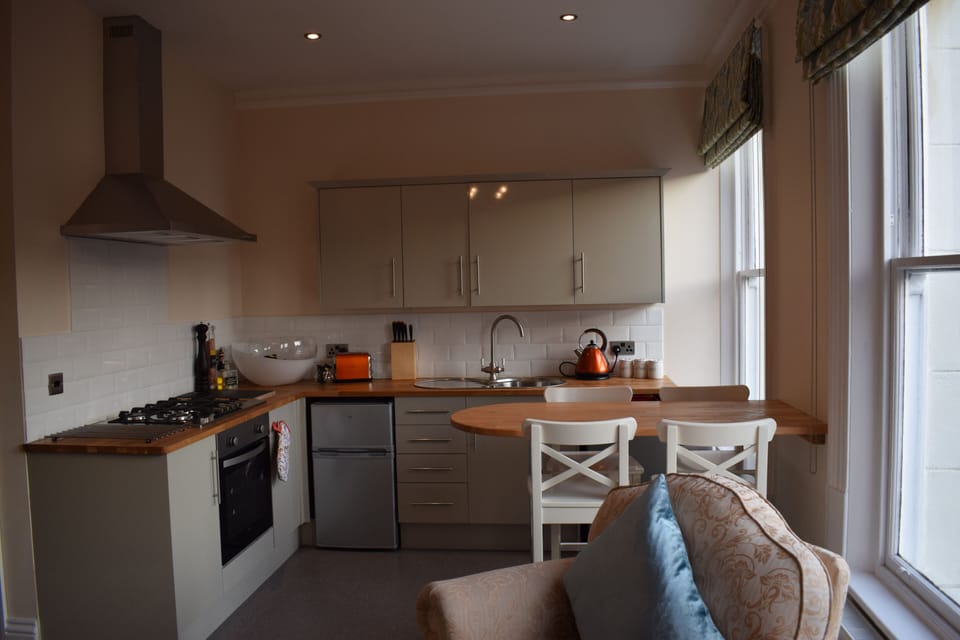 Full kitchens in all apartments