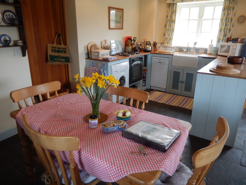 The Kitchen/Dining Area in Damson Cottage