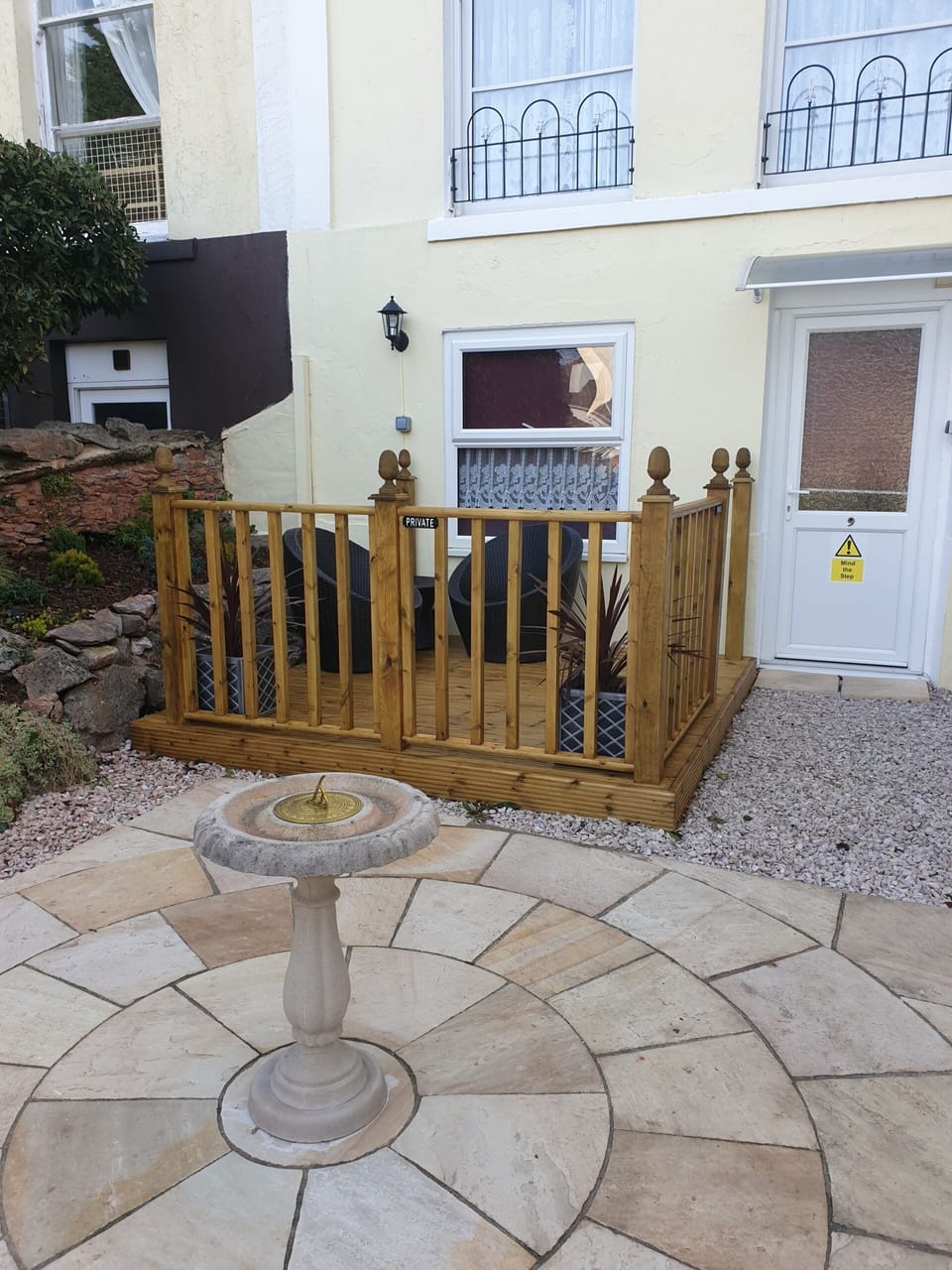 Entrance and Decking Flat 9