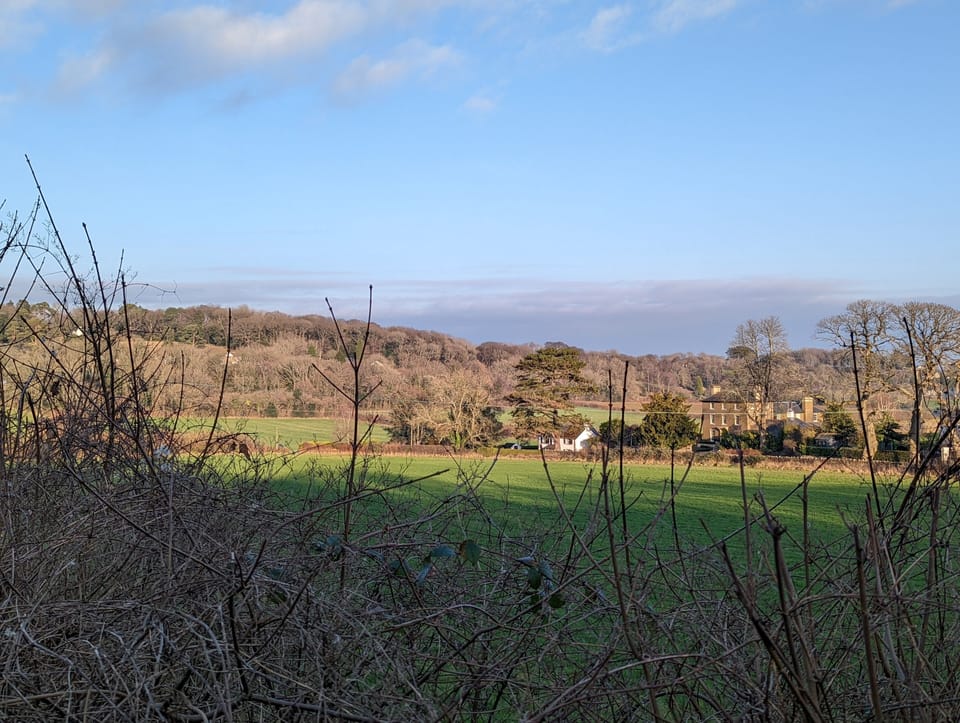 Views down to the Severn Estuary