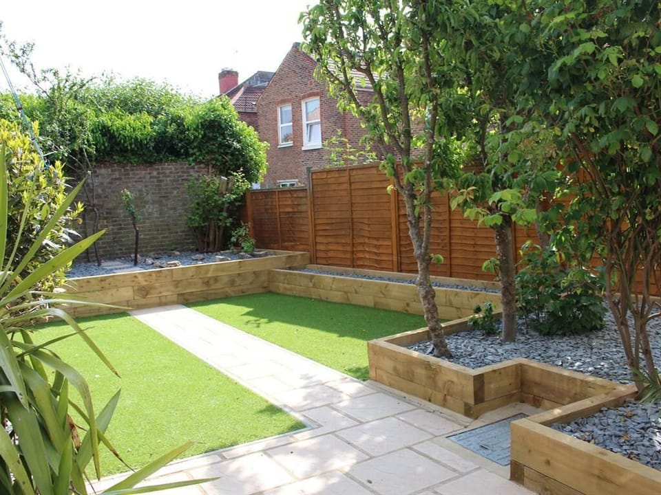 enclosed rear garden