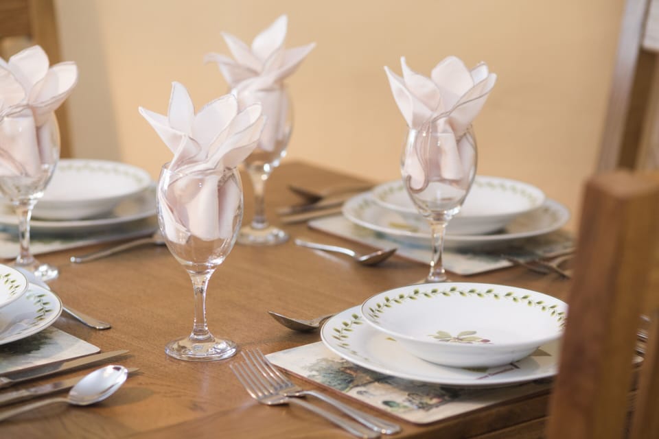 Fully equipped for home dining