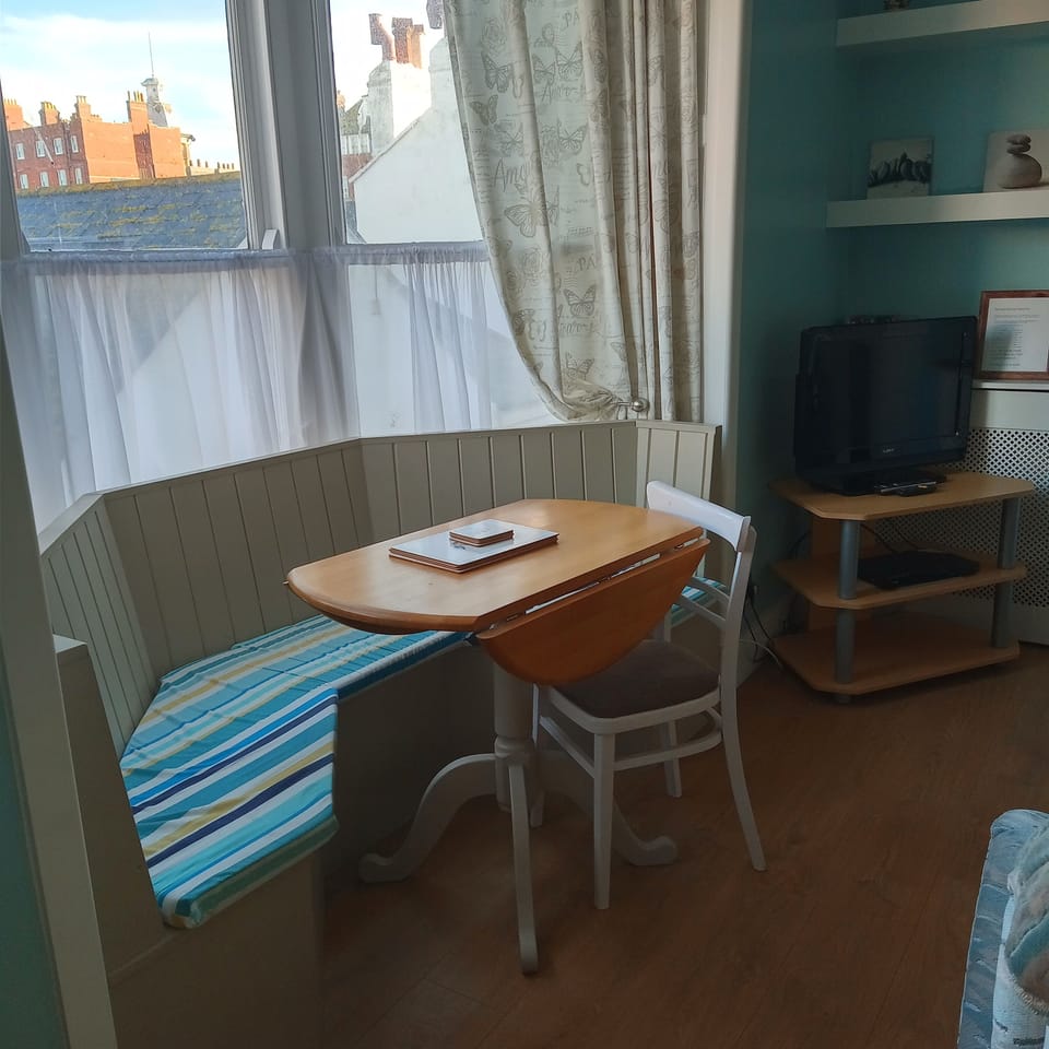 dinner table in portlane apartment