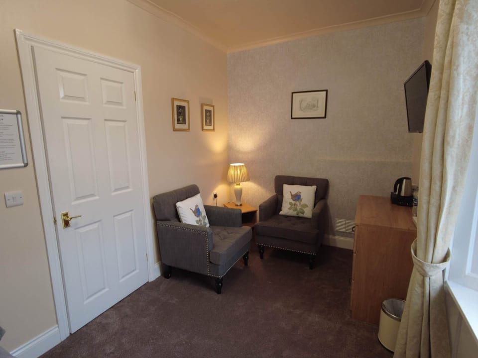 Room 1's seating area