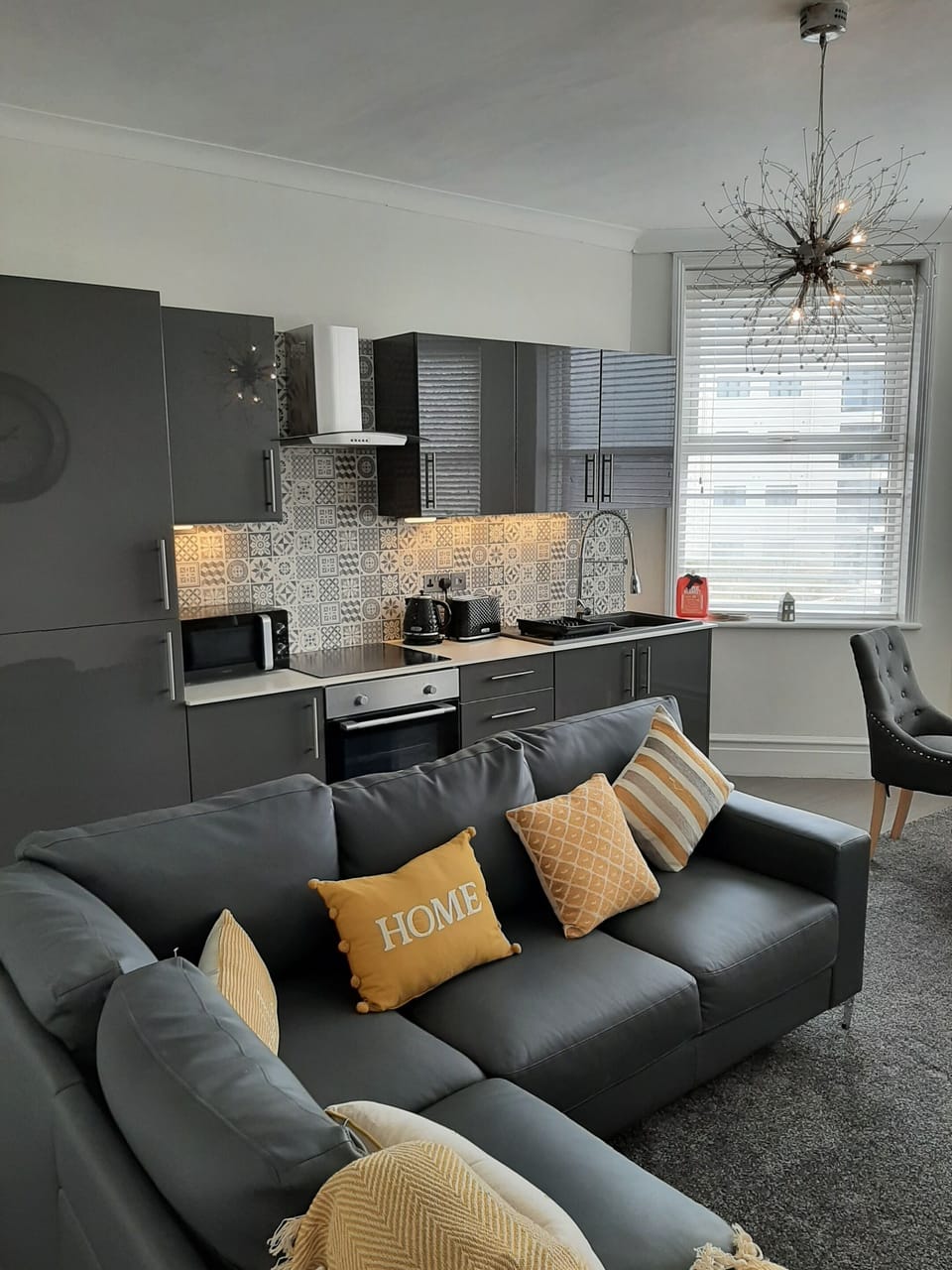Apartment 3 kitchen and lounge 