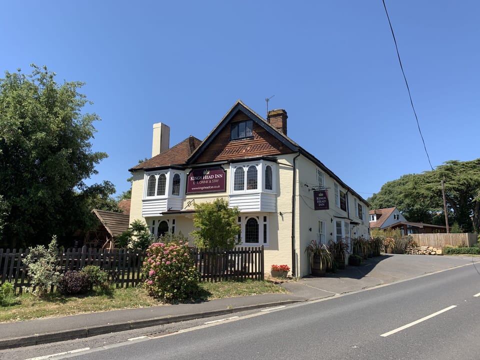 Front of pub
