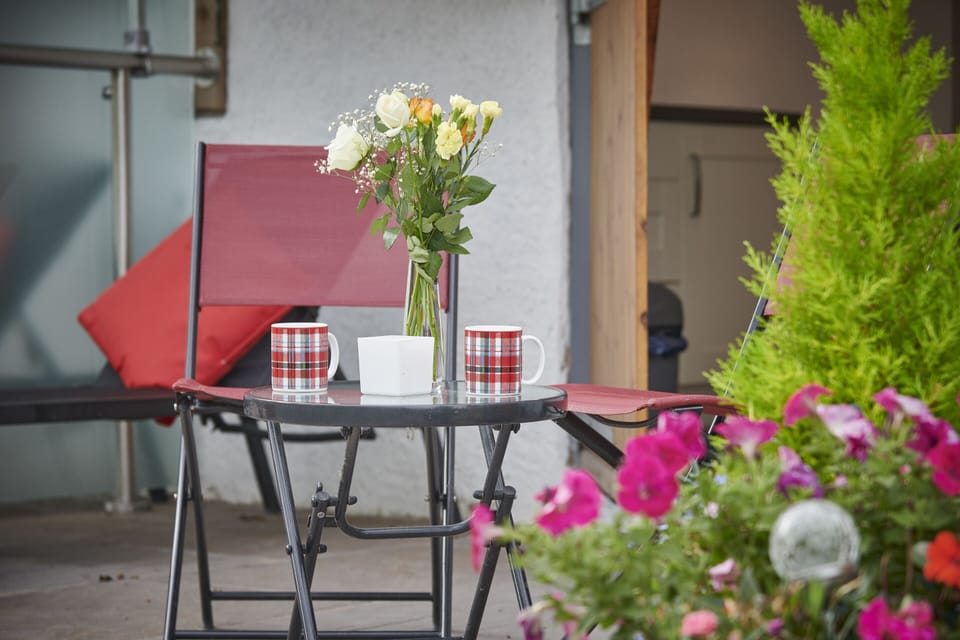 Each terrace is adorned with Flowers & Plants