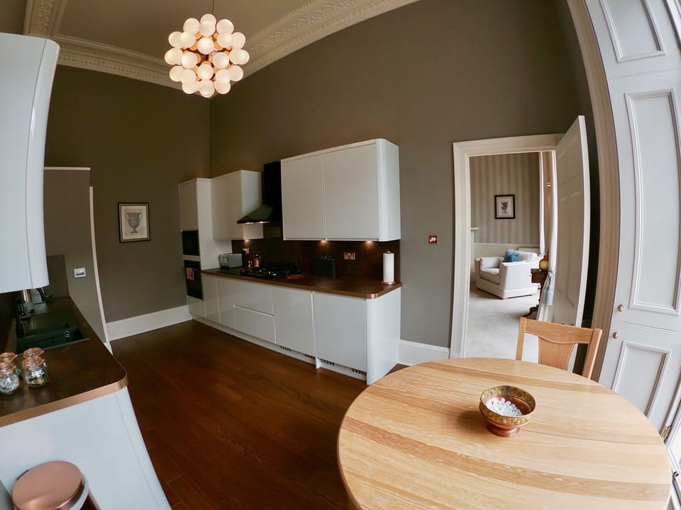 Private Kitchen and dining.