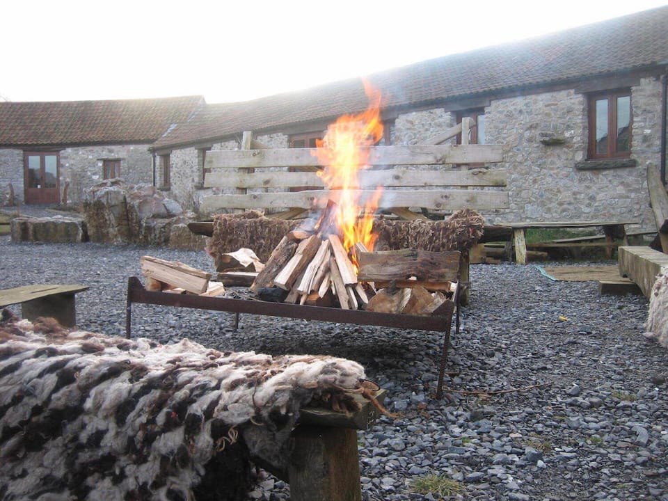 Firepit courtyard