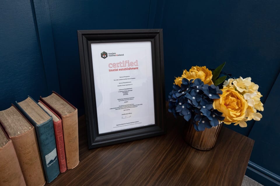 Tourism Northern Ireland Certified.