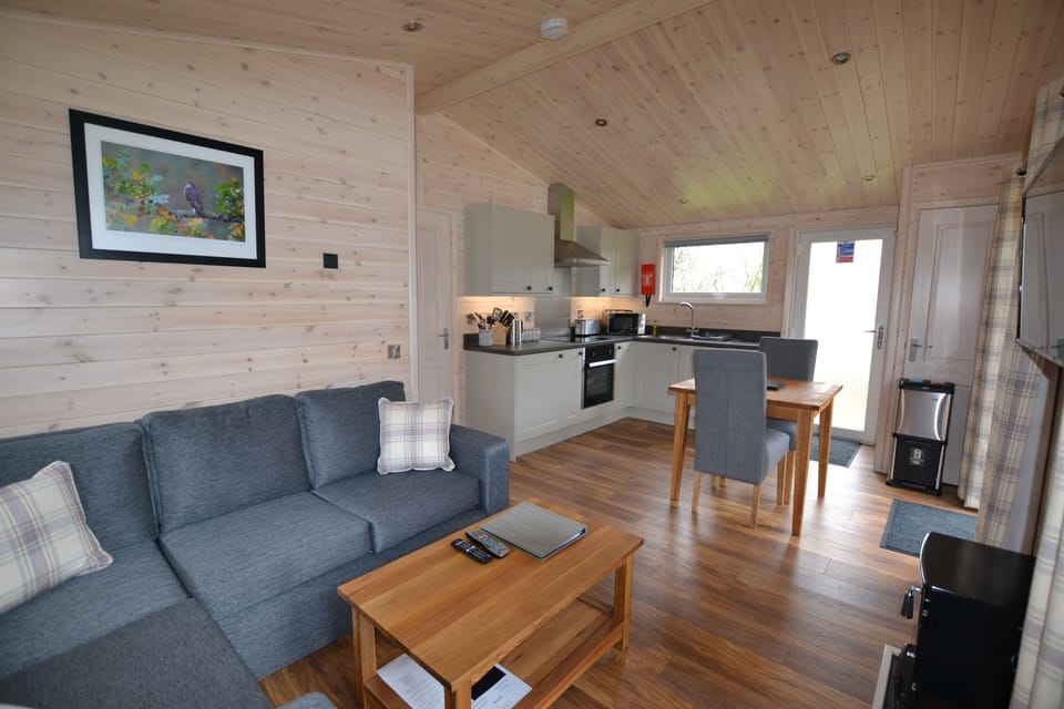 Open plan living area