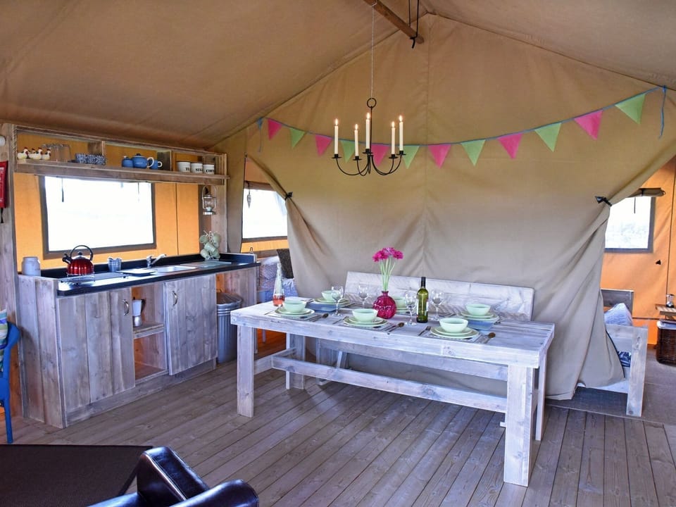 Inside of Tent