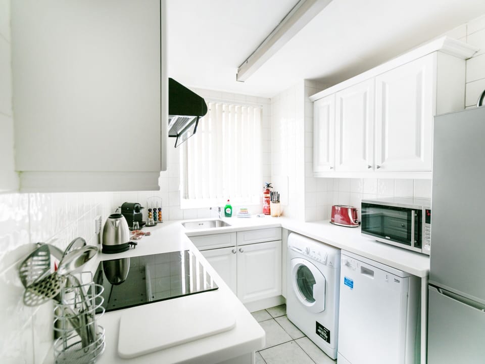 Ready-to-cook kitchen with dining space