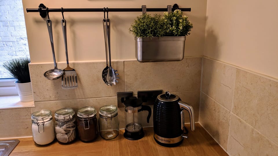 Complementary tea, coffee, sugar etc