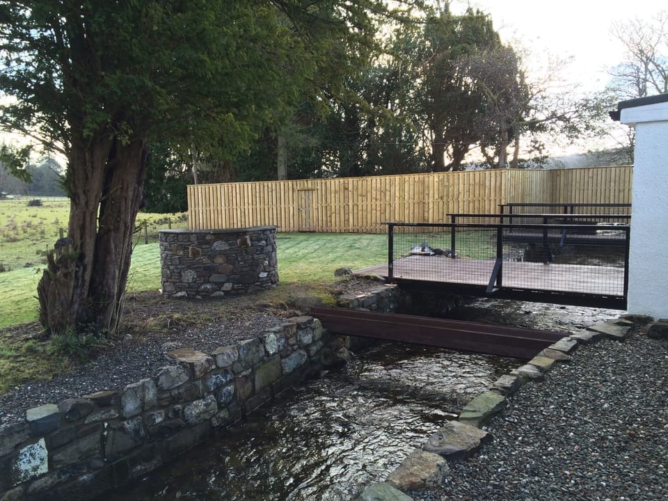 Leny Lodge Bridge to Rear Garden