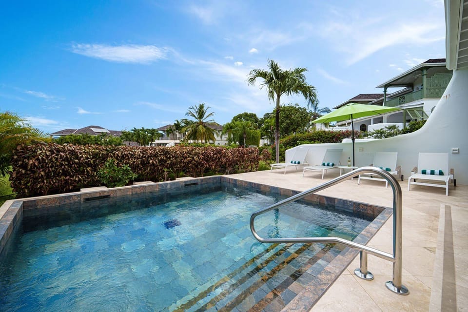 Unwind on the pool-side sun deck