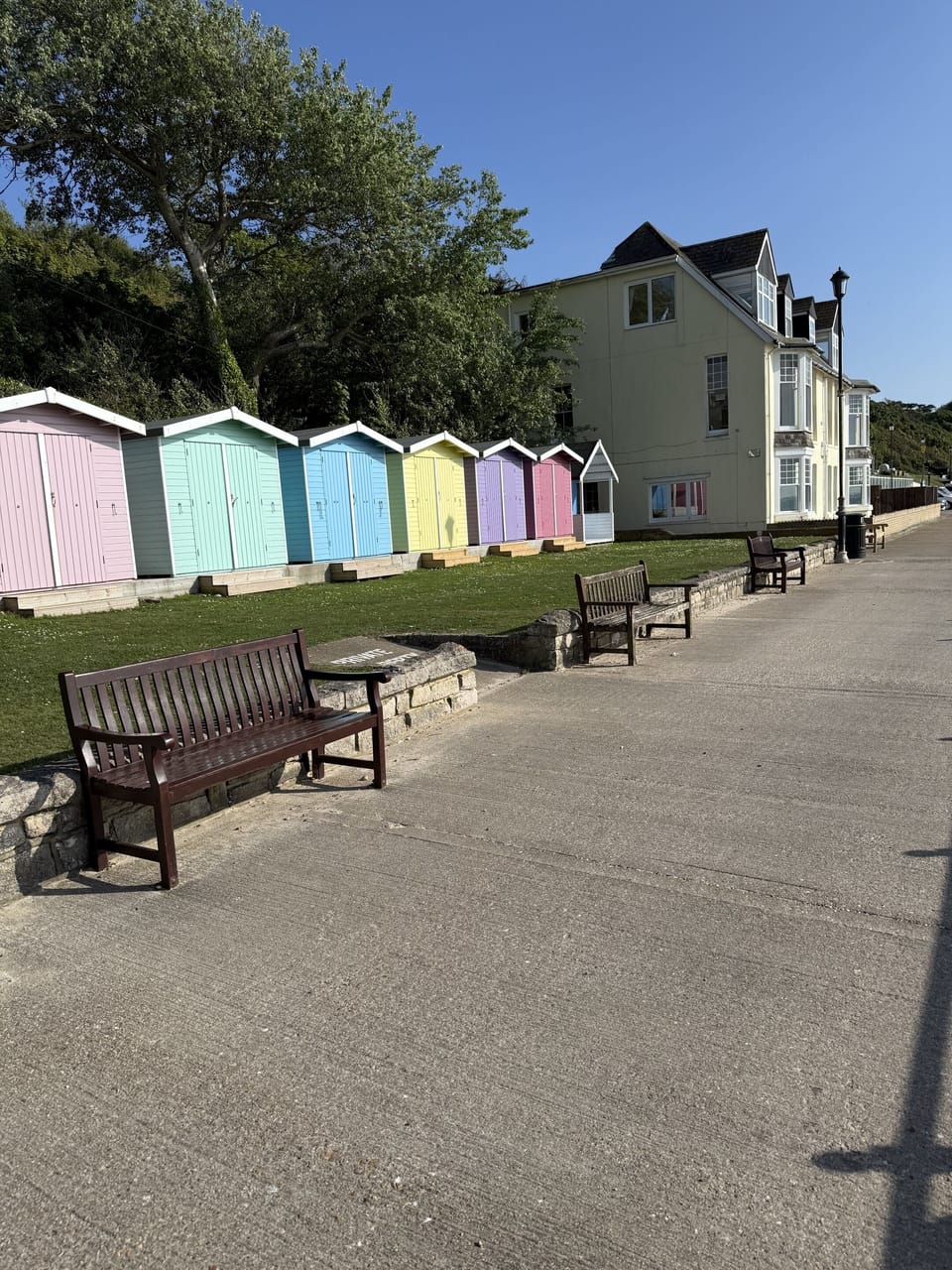 THe Beach Huts next to the Beach House