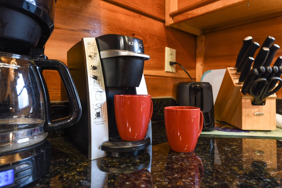 Bring the coffee you like - traditional drip style or K-cups.  