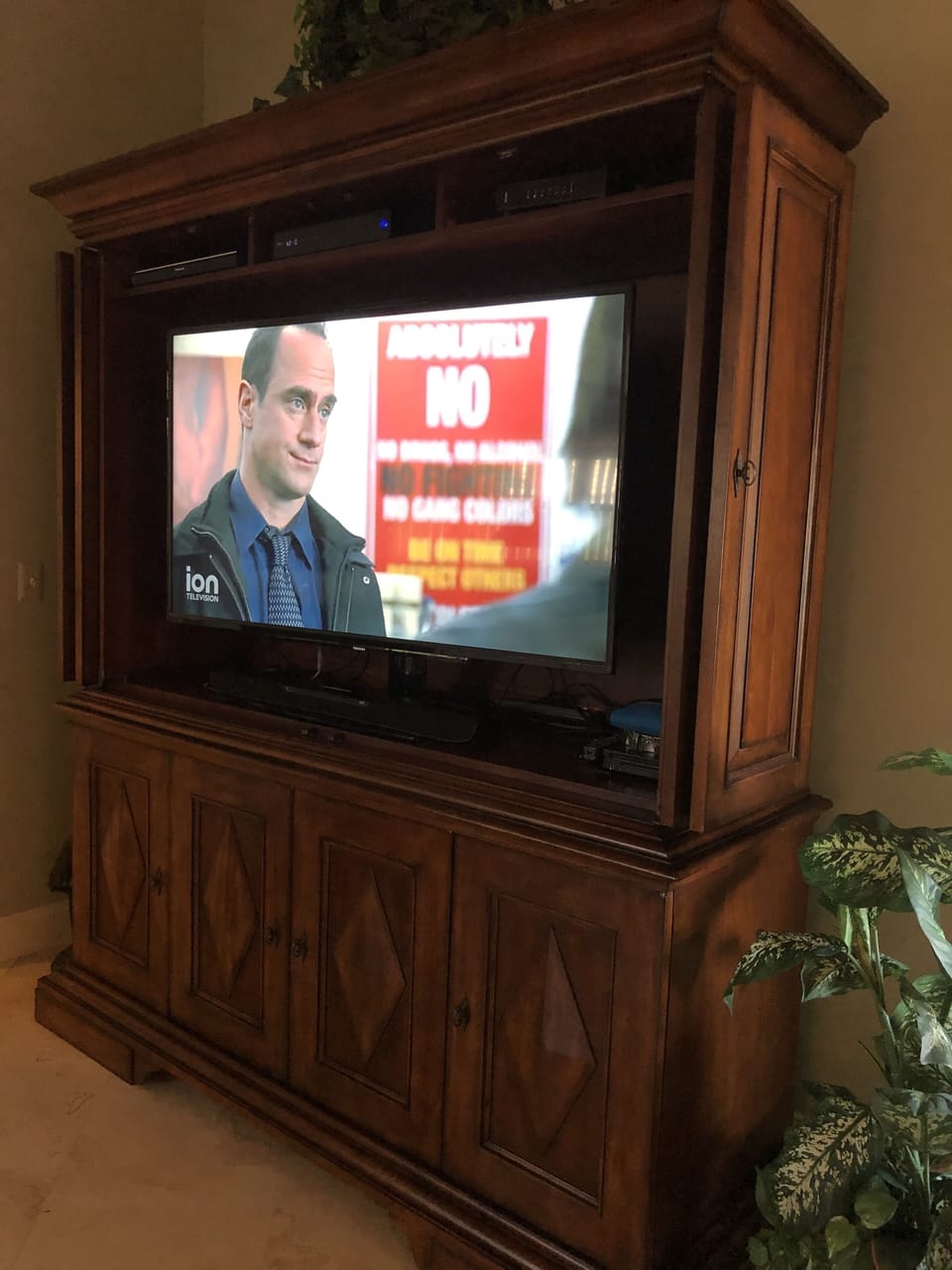 65-inch smart TV w/ Xfinity cable service including premium channels. 
