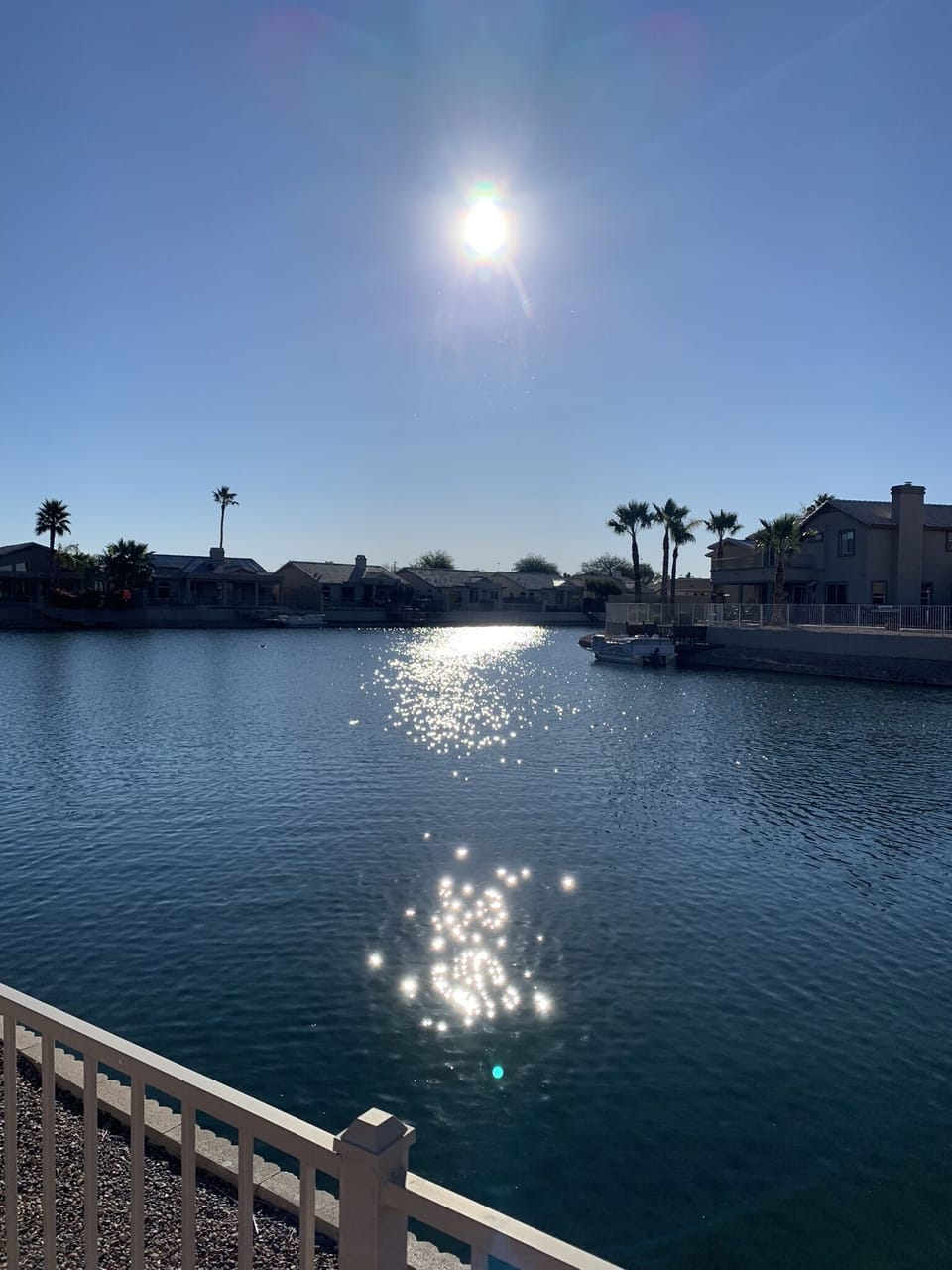 Backyard: Beautiful views of Arrowhead Lakes.