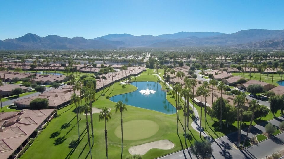 Aerial view of property