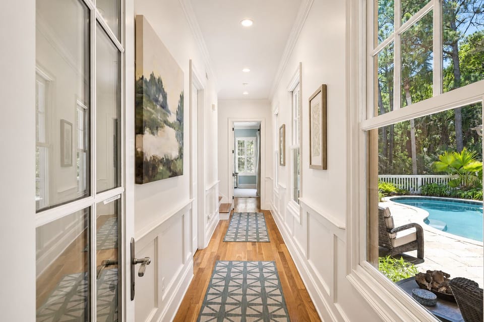 Entryway to Pool House