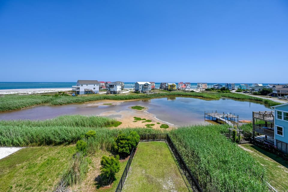 Ocean view from house