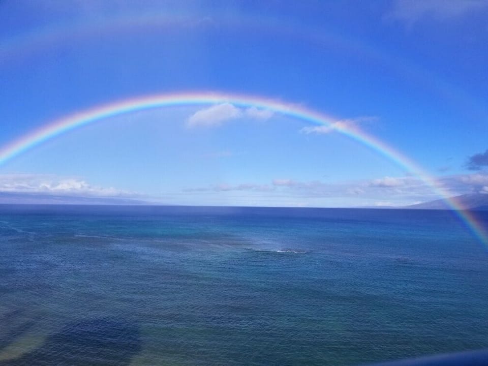 Rainbows from the lanai